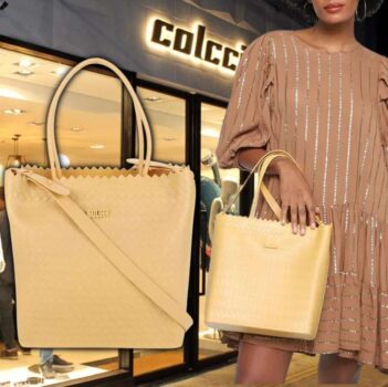 Bolsa Colcci Tote Shopper Textura Feminina