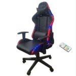 Cadeira Gamer Giratoria Com Led Preta Gt15 Max - Dpx