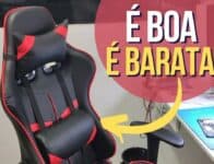 Cadeira Gamer Reclinável Preta e Vermelha – GAM-VE1 Otello