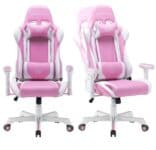 Cadeira Gamer XT Racer Reclinável Giratória - Rosa e Branco Wind Series