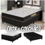 Cama Box Casal (Box + Colchão) Plumatex - 55cm de Altura Plumaspuma Alfa