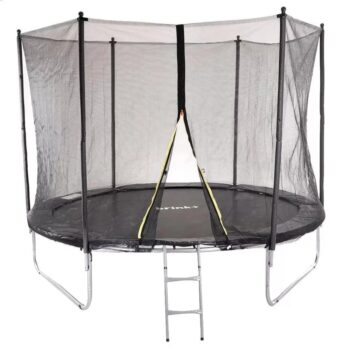 Cama Elástica 3,05m Pula Pula Preto suporta até 120kg - brink+