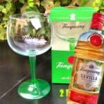 Combo Tanqueray Sevilla 700ml + 2 Taças Tanqueray Importadas