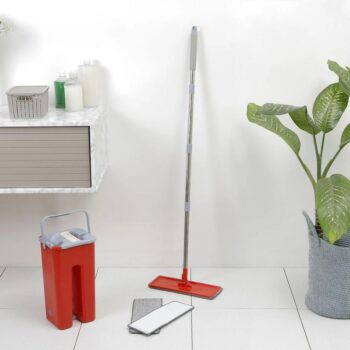 Conjunto MOP para Limpeza Cinza/Vermelho - Fun Clean