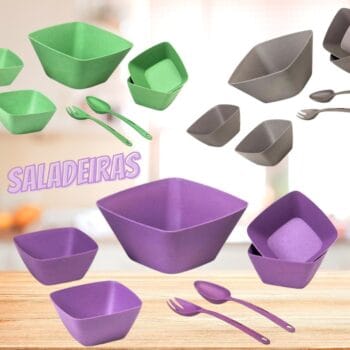 Conjunto Saladeira 7 peças - La Cuisine