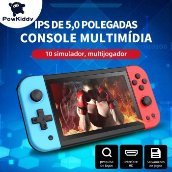 Console Portátil Powkiddy x51 Cupom