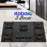 Cooktop 5 Bocas Itatiaia Essencial Preto Bivolt