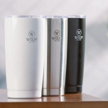 Copo Térmico de Aço Inox Parede Dupla com Tampa 600ml - Wolff