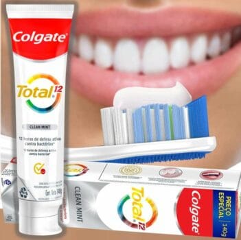 Creme Dental Colgate Total 12 Clean Mint 140g