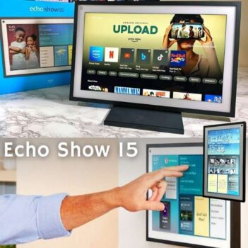 Echo Show 15: Smart Display Full HD de 15,6" com Alexa e experiência Fire TV | Controle remoto incluso