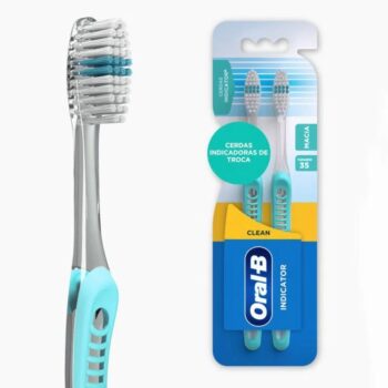 Escova Dental Oral-B Indicator Plus 35 - 2 unidades