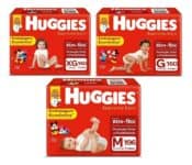 Fralda Huggies Supreme Care M/G/XG