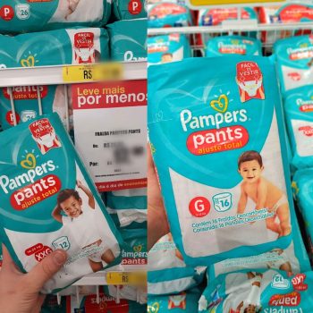 Fralda Pampers Descartável Pants Ajuste Total