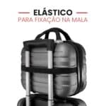 Frasqueira de Viagem Bagagem de Mão Necessaire ABS Rígido Unissex (Cinza)