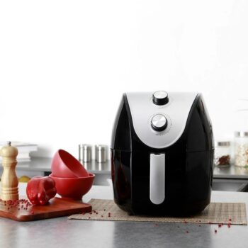 Fritadeira Elétrica sem óleo 3,5L 1400W Preto Fun Kitchen