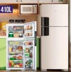 Geladeira Consul Frost Free Duplex Crm50 410l Espaço Flex Branca Com Controle Interno De Temperatura