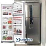 Geladeira Frost Free Electrolux Top Freezer 382L com Dispenser de Água (TW42S) Prata
