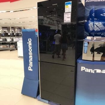 Geladeira/Refrigerador Panasonic Frost free - 425L Glass Painel EasyTouch