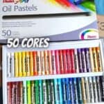 Giz Pastel Oleoso Pentel Arts 50 Cores