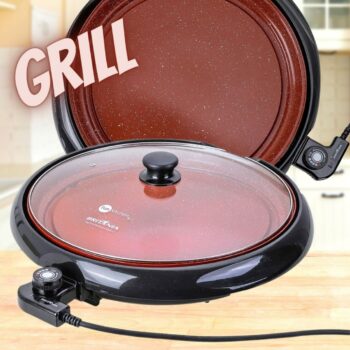 Grill Aroma Redondo Vermelho - Fun Kitchen 127v