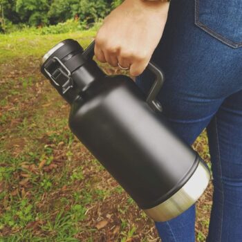 Growler Classic Garrafa Térmica Aço Inox 1,9 Litros Parede Dupla