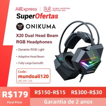 Headset Gamer Onikuma X20 RGB