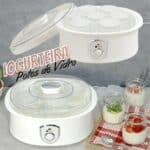 Iogurteira com Potes de Vidro Fun Kitchen