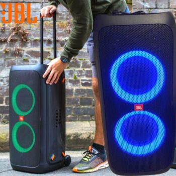 JBL Partybox 310 – Alto-falante portátil para festas com bateria de longa duração, potente som JBL e show de luz emocionante, preto