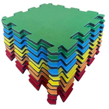 Kit 10 tatames 50X50 20 mm colorido economico