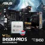 Kit Asus Tuf B450M-PRO S + AMD Ryzen 5 5600G