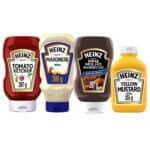 Kit Burguer Heinz Ketchup 397g + Maionese 390g + Barbecue 397g + Mostarda 255g