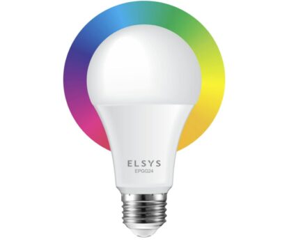 Lâmpada Inteligente Wi-Fi, Elsys, EPGG24, LED 9W, Controle via Celular - Compatível com Alexa
