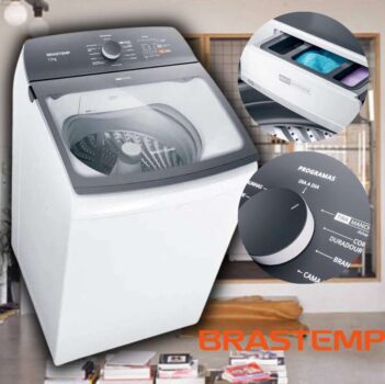 Lavadora de Roupas Brastemp 12Kg BWK12 Branca