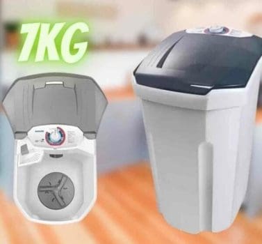 Lavadora Turbilhão Max 7kg 220V branca Suggar