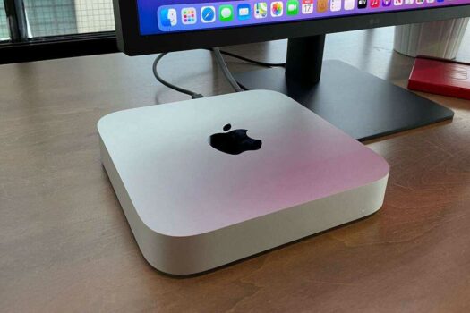 Mac mini: Apple M1 chip with 8‑core CPU and 8‑core GPU, 256GB SSD