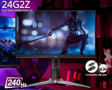 Monitor Gamer AOC HERO Z 24" FHD HDMI, 24G2Z 240Hz 0.5ms