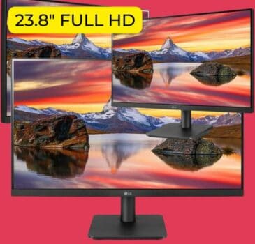 Monitor Gamer LG 23.8" IPS 75Hz Full HD VESA FreeSync - 24MP400-B