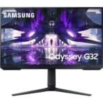 Monitor Gamer Samsung Odyssey G3 24" Led Full Hd 165 Hz 1ms Hdmi/Displayport Freesync Premium Ajuste De Altura Preto - Ls24ag320nlxzd
