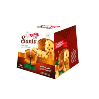 Panettone com Gotas de Chocolate DI Santo 400g
