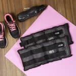 Par de Caneleiras com Peso 4kg Preta - Life Zone