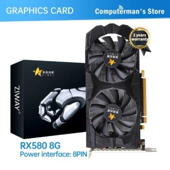 Placa de video RX 580 8GB ZIWAY