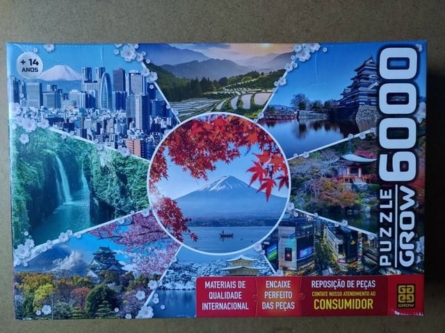 Quebra-Cabeça - Puzzle - 6000 peças - Paisagens do Japão - Grow