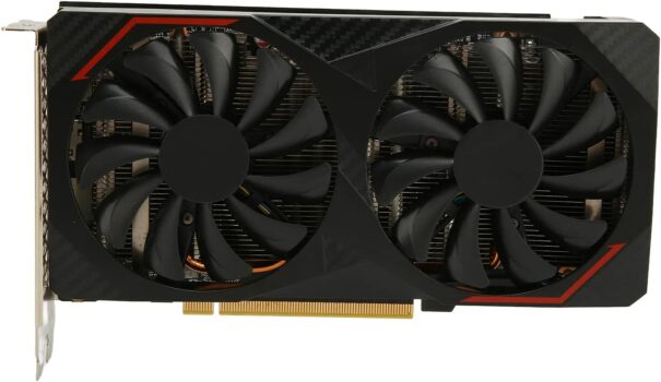 RX6600 XT Gaming Graphics Card 8GB, GDDR6 128bit Computer Graphics Card com DP, HDMI, DVI, Dual Cooling Fan, 2359MHz PCI Express 3.0 GPU placa de vídeo para desktop, jogo