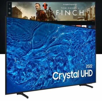 Samsung Smart TV Crystal UHD 4K 43BU8000 2022, Design slim, Tela sem Limites 43"