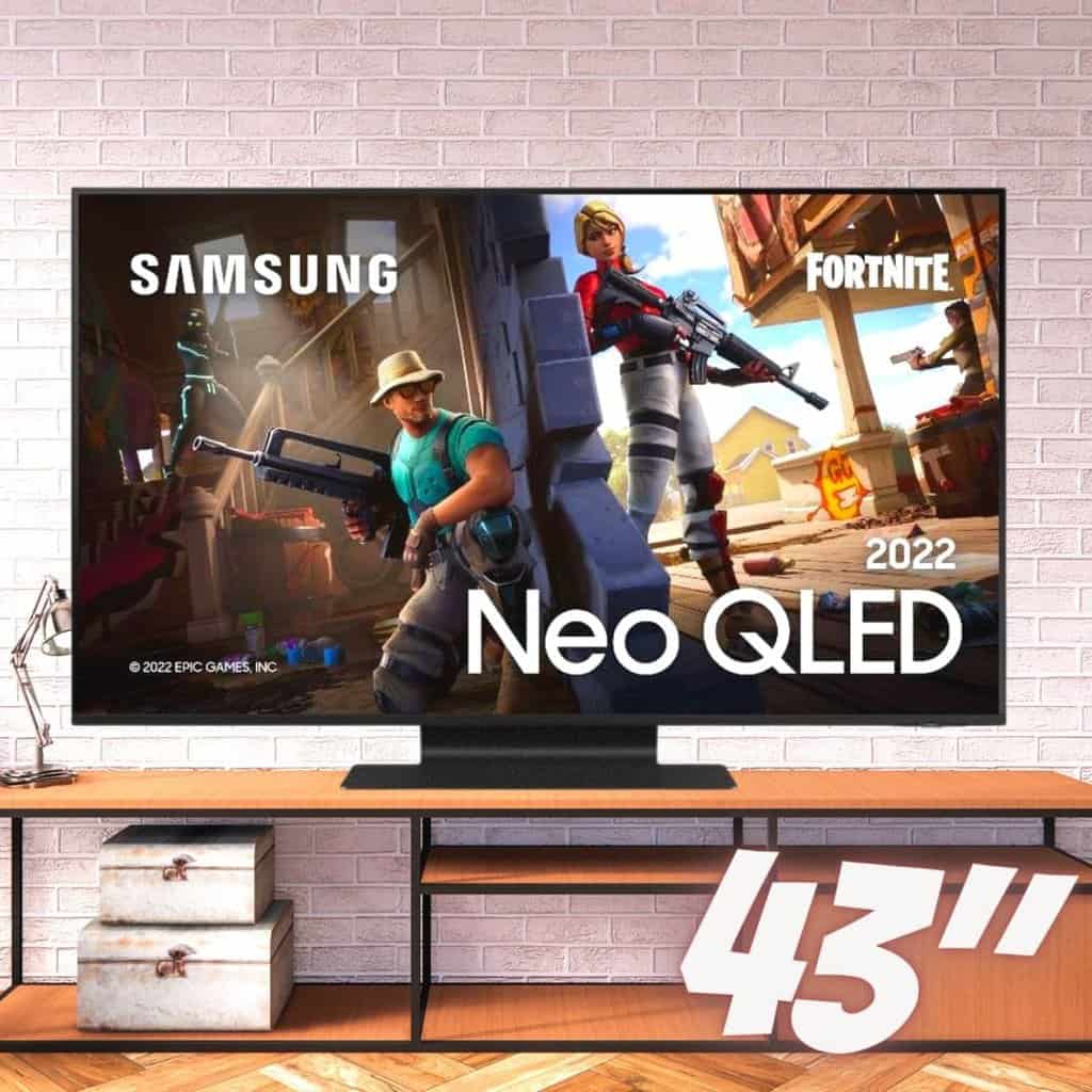 Best 43 Inch 4k Gaming Tv Smart TV Samsung 43 Polegadas Gaming Neo QLED, 4K, 4 HDMI, Bluetooth