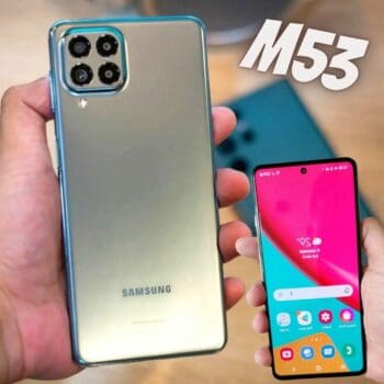 Smartphone Samsung Galaxy M53 5G, 128GB, 8GB RAM, Dual Chip, Tela Infinita de 6.7"