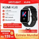 Smartwatch Kumi Ku6 Cupom