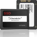 Somnambulist SSD 240GB SATA III 6GB/S Interno Disco Rígido Unidade De Estado Sólido De 2,5”7mm 3D NAND Chip Até 520 Mb/s (preto -240 GB)…