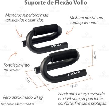 Suporte de Flexão Vollo Sports