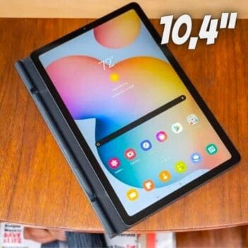 Tablet Samsung S6 Lite P619 com Tela 10.4", 128GB, 4G, Wi-fi, Câmera 8MP, Android 12 e Processador Octa Core - Cinza
